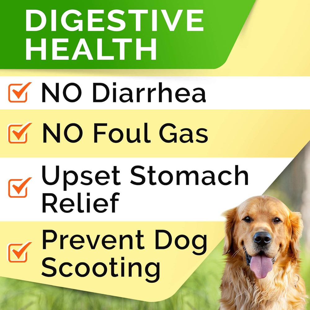 STRELLALAB probióticos para perros con papaya y enzimas, apoyo natural.