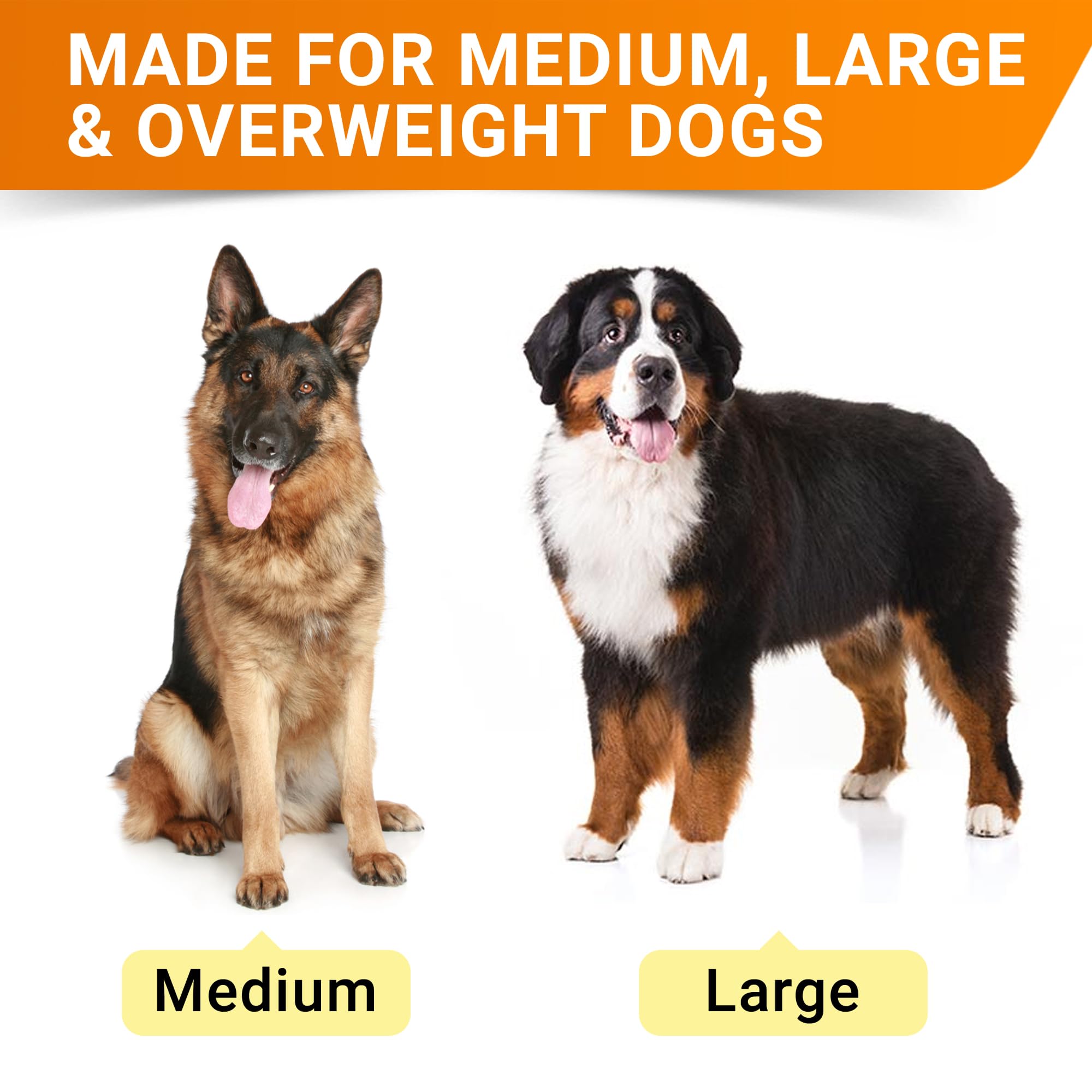 STRELLALAB Senior glucosamina, masticables con textura suave para perros.