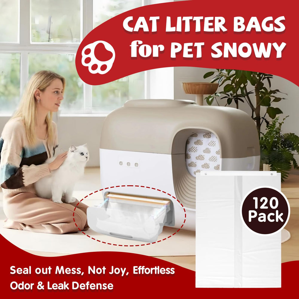 Bolsas StreytoTek de plástico grueso con bordes reforzados para Petsnowy.