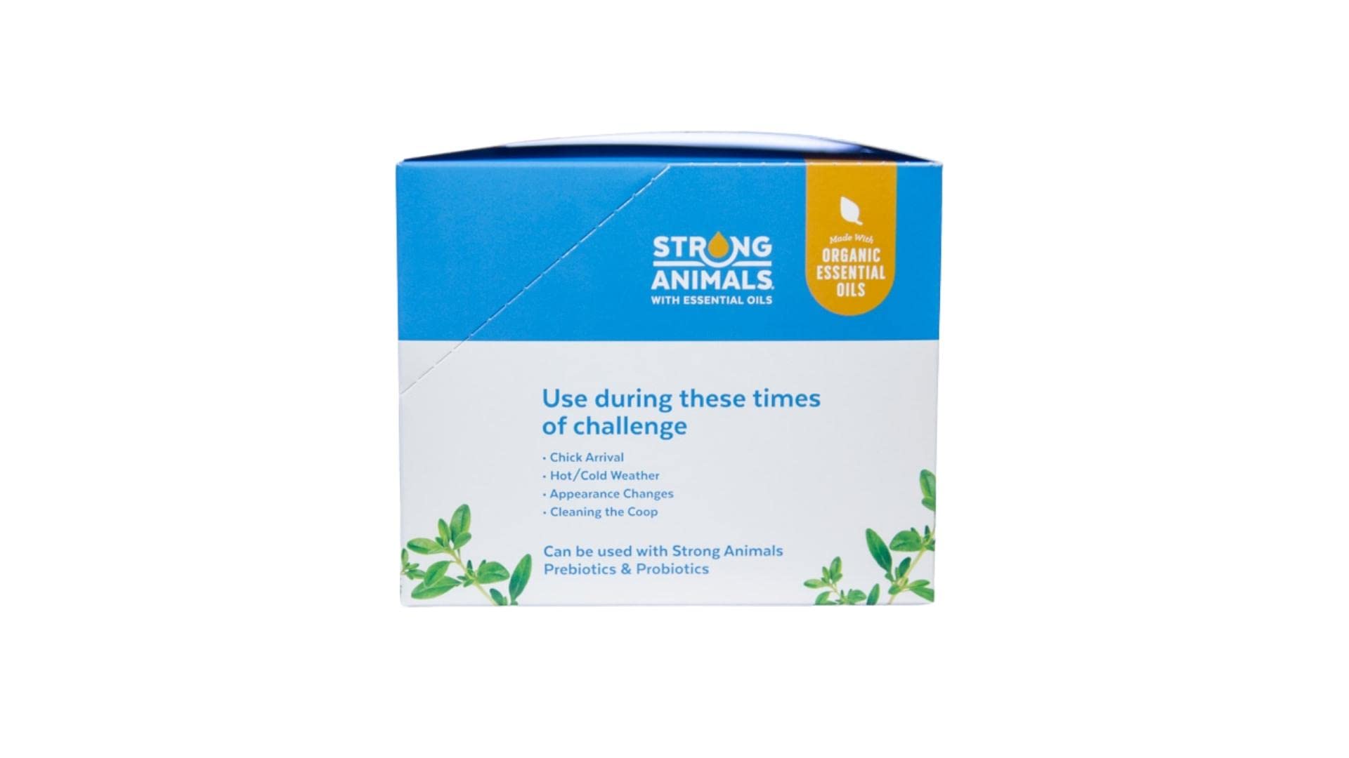 Strong Animals aceite esencial de tomillo aporta aroma herbal en la mezcla.