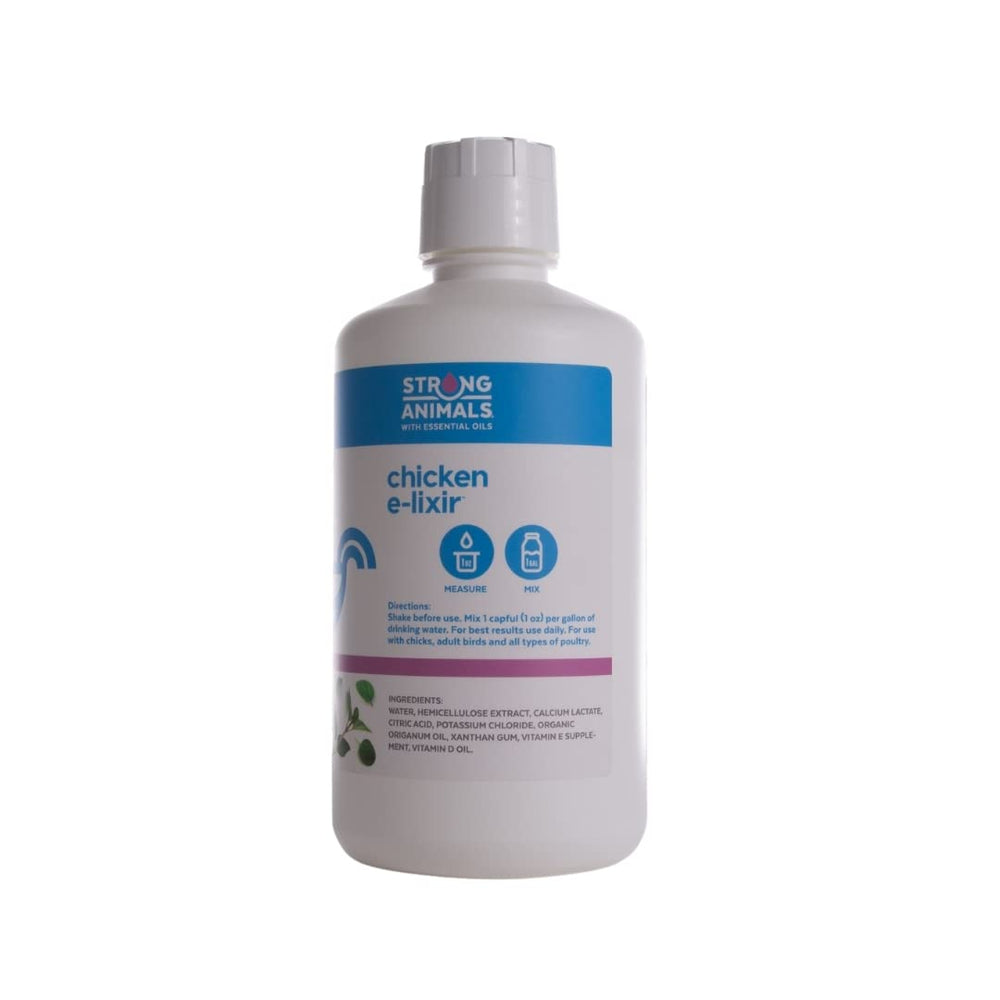Strong Animals Chicken E-lixir, aceite de oregano organico presente en la mezcla