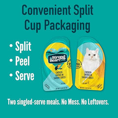 Strongheart gato ingredientes naturales sin subproductos, opción más limpia.