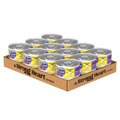 Strongheart lata-pollo-arroz cena: proteína real para energía diaria de tu perro.