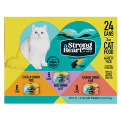 Strongheart lata-pollo: alimento húmedo sabroso para gatos.