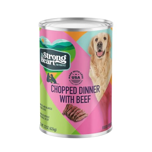 Strongheart paquete de 12 latas: conveniencia para planificación de comidas.