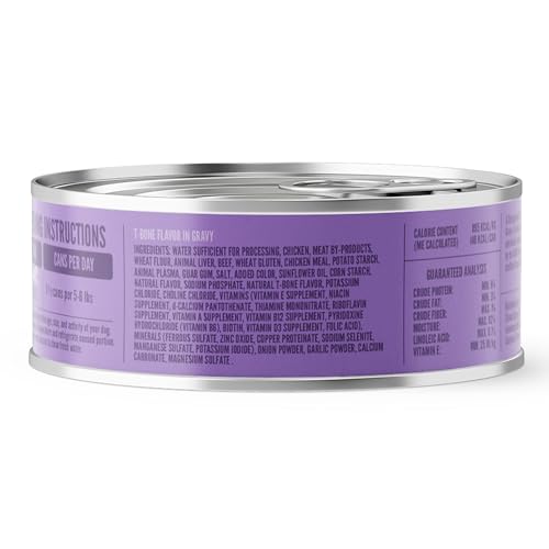 Strongheart perro-disfruta-tbone-salsa momento de comida delicioso