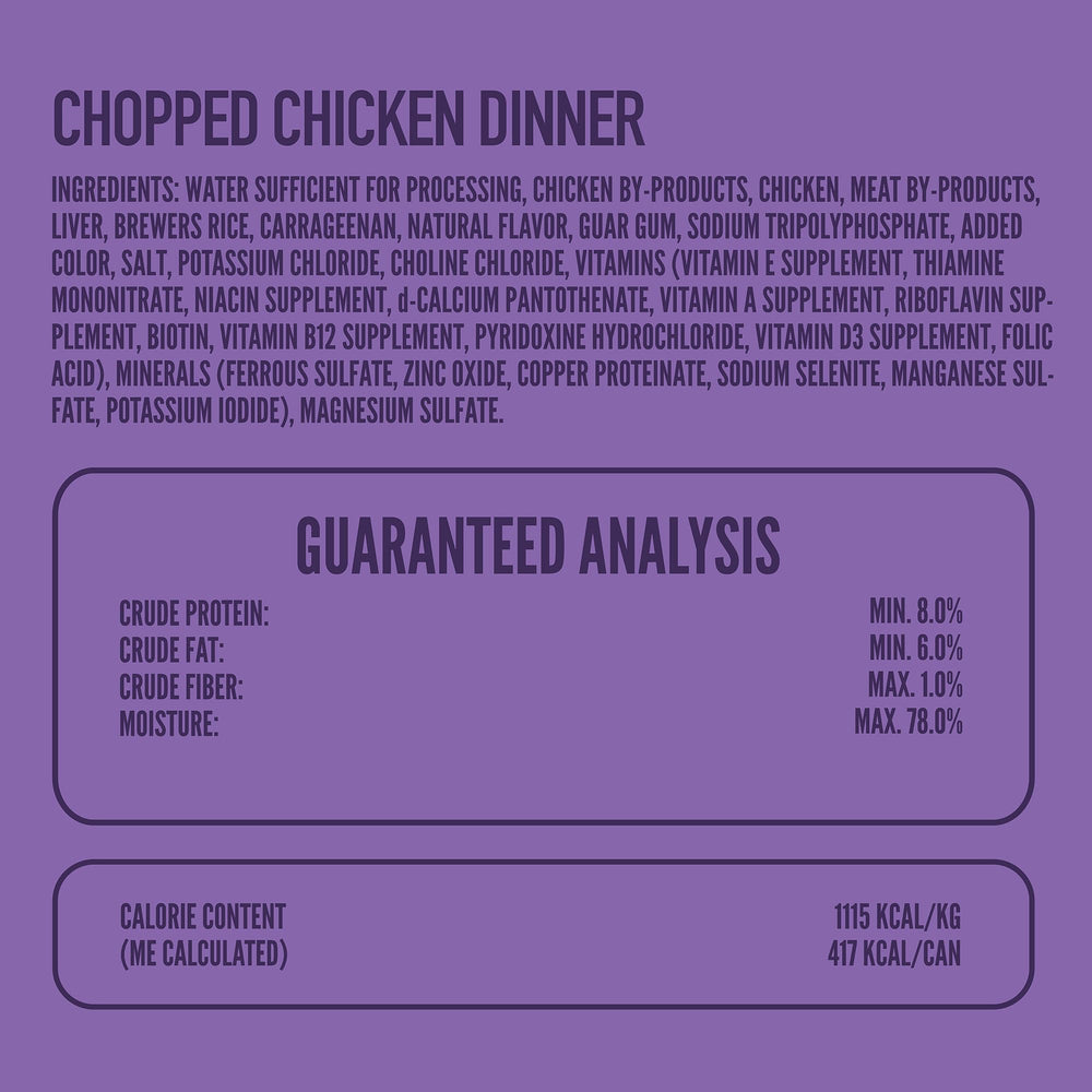 Lata de Strongheart con pollo real, sabor autentico para momentos de comida.