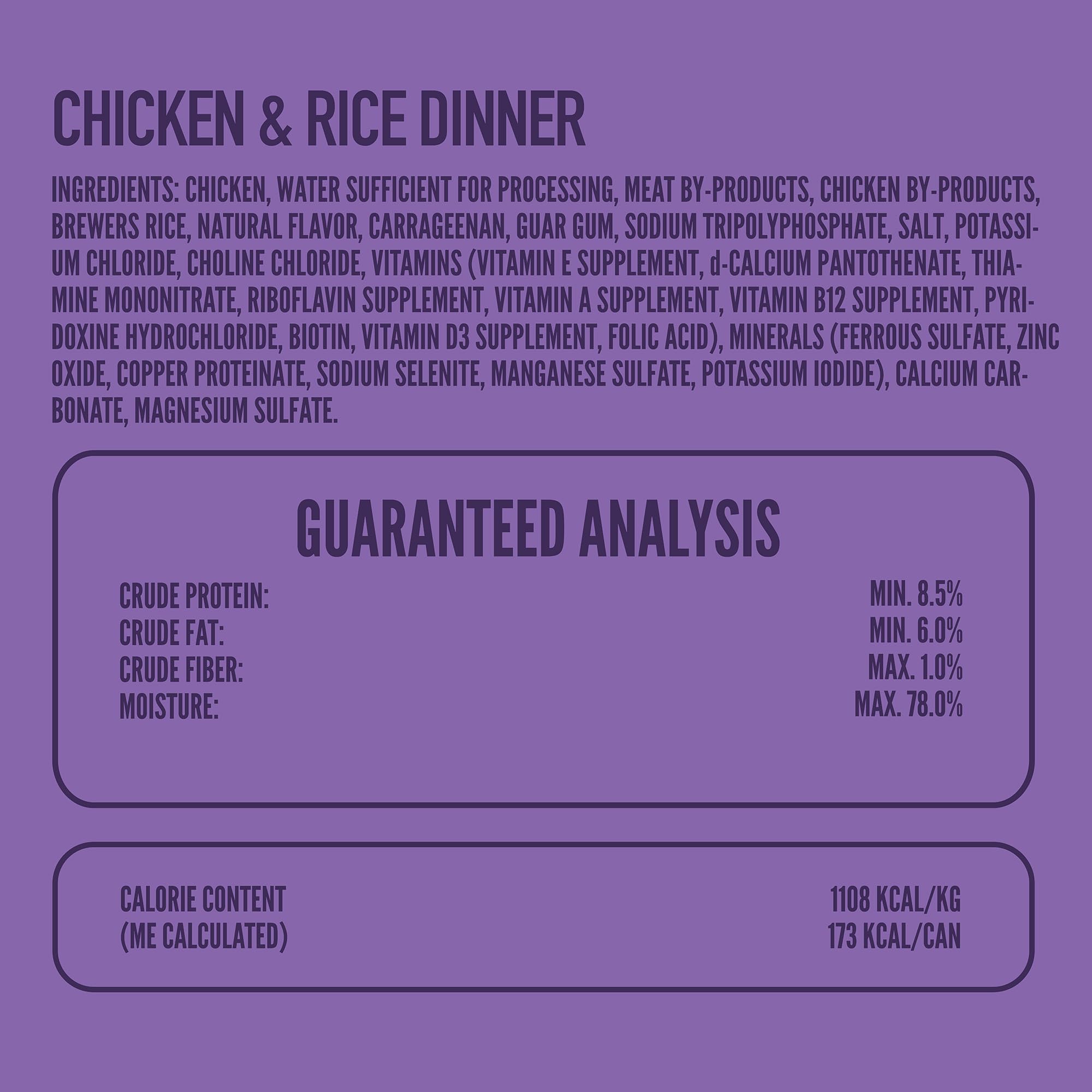 Strongheart textura-suave-arroz-pollo: suave digestión y textura agradable para cada toma.