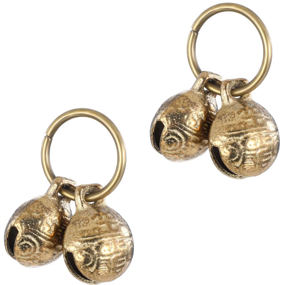 Campana-bronce Styquenzer para decoración navideña y proyectos de manualidades con mascotas.