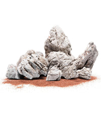 SubstrateSource Piedras para acuario marrón claro con gris, ideal para fondo natural