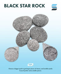 SubstrateSource Grupo de piedras para acuario, crea paisajes en río y bases estables.