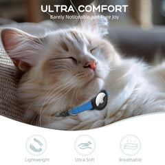 Collar sucegi AirTag para gatos, ajuste elástico cómodo
