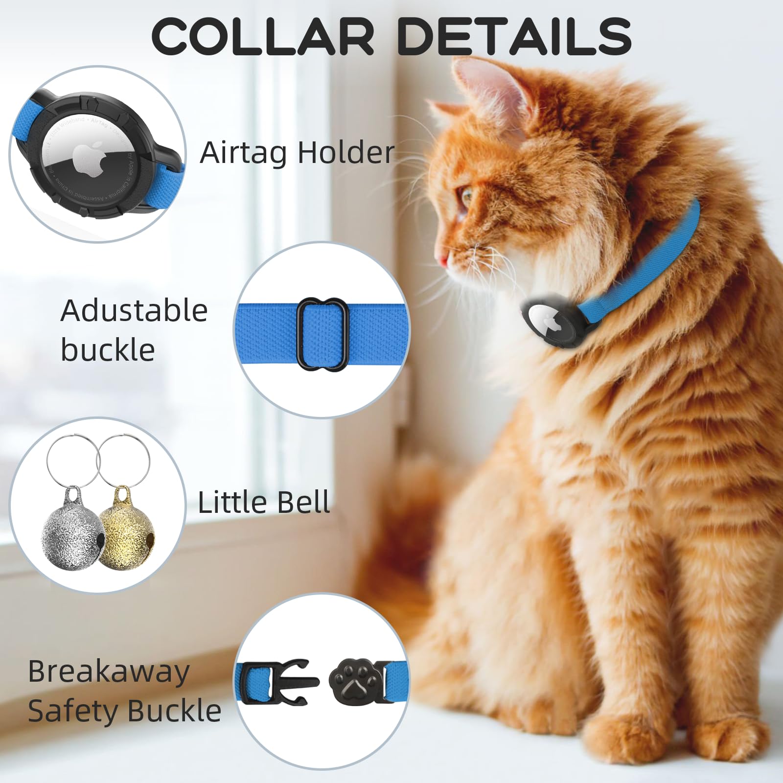 Collar de poliéster duradero de sucegi, resistente a arañazos