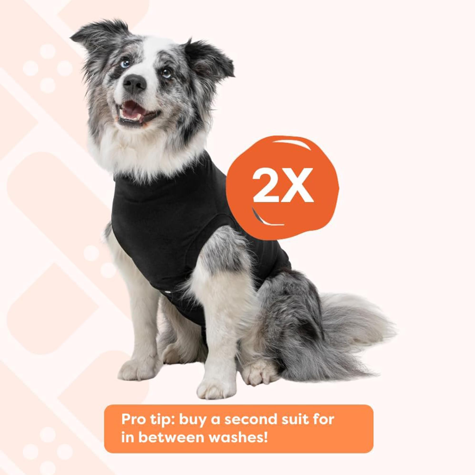 Suitical Recovery Suit sin cono ofrece opción cómoda para perros
