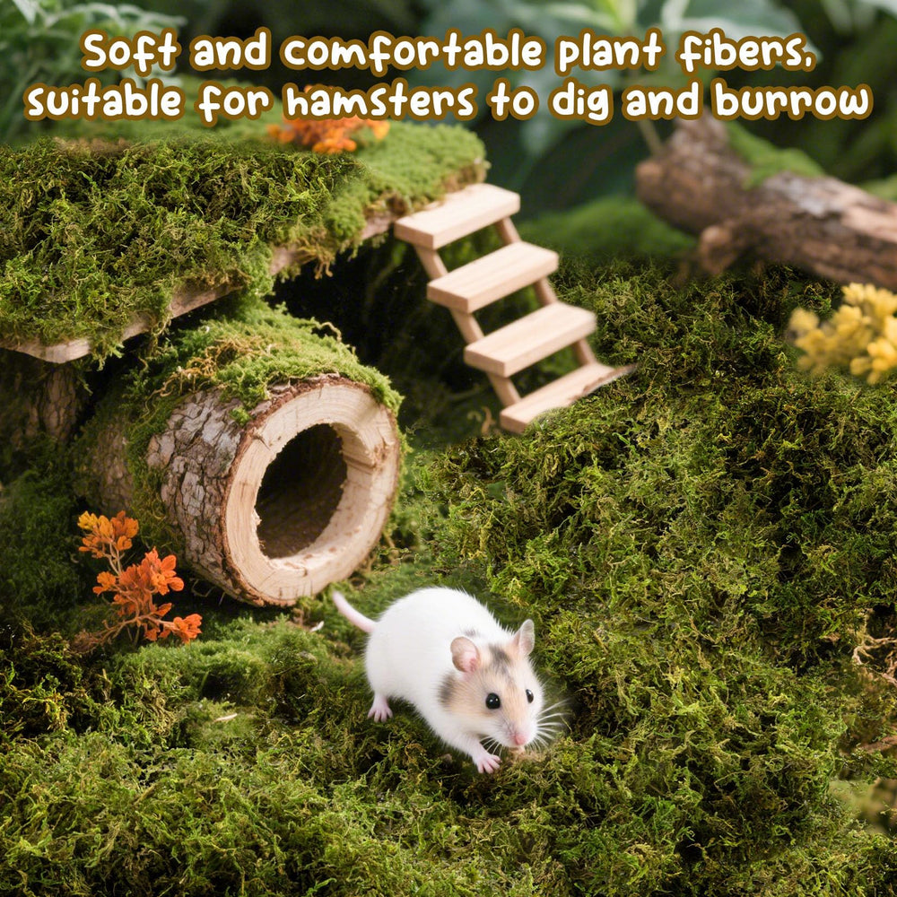Sukh Hamster Moss accesorio para jaula: complemento para varias mascotas.