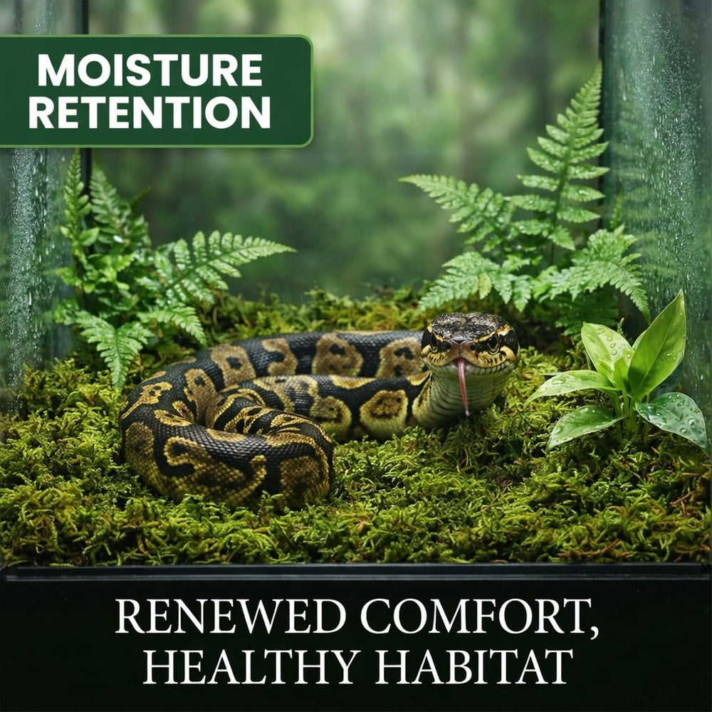 Sukh musgo esfagno, nido suave para reptiles y refugio natural