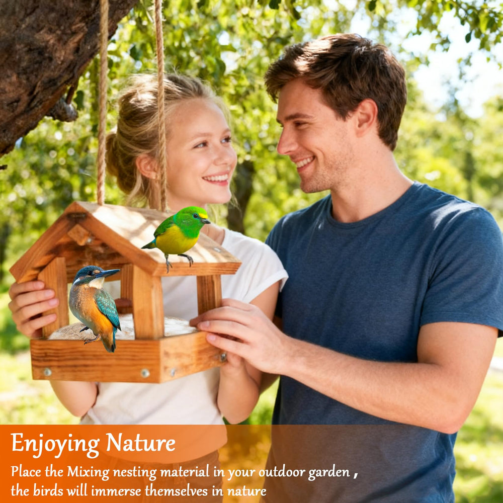 Sukh nido ideal jaula y jardín: sirve en jaulas, jardines y troncos.