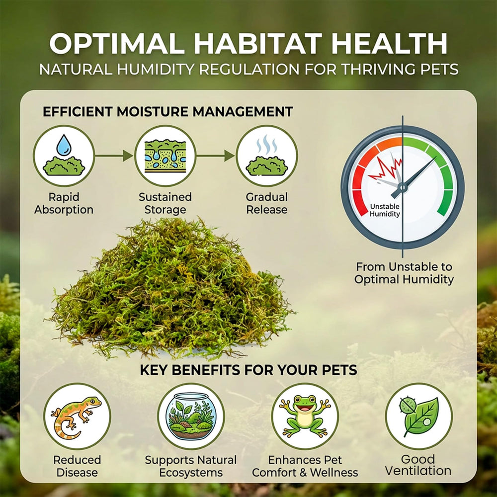 Sukh Sphagnum Moss que absorbe agua para controlar la humedad