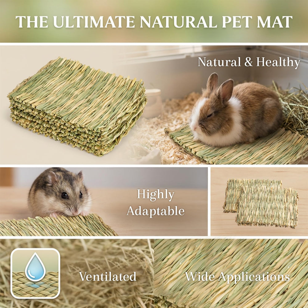 Sukh cama natural de hierba para hámsters y conejos: cómodo y agradable.
