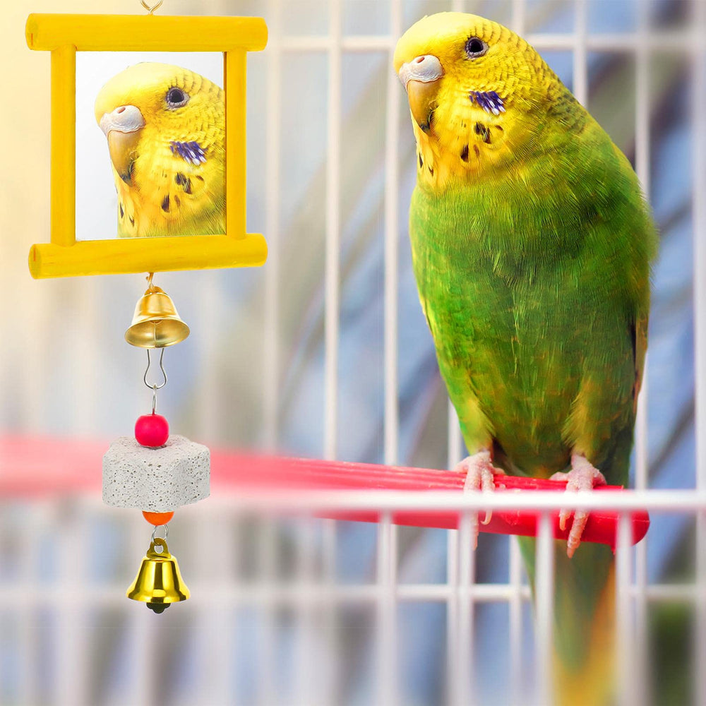 Sumind juguete colgante para aves, ideal para explorar y jugar.