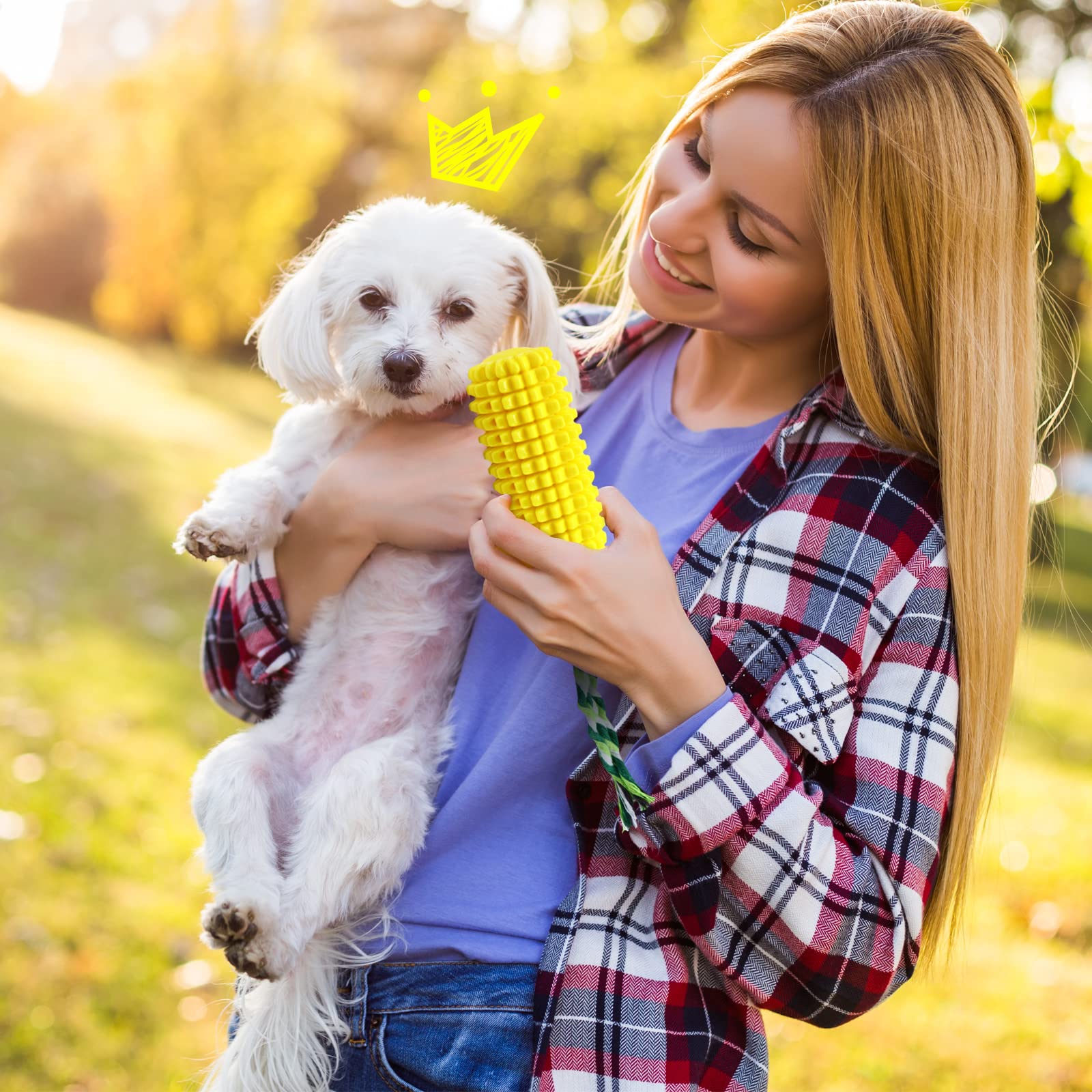Sumind Juguete Perro Sabor Leche: sabor atractivo para perros.