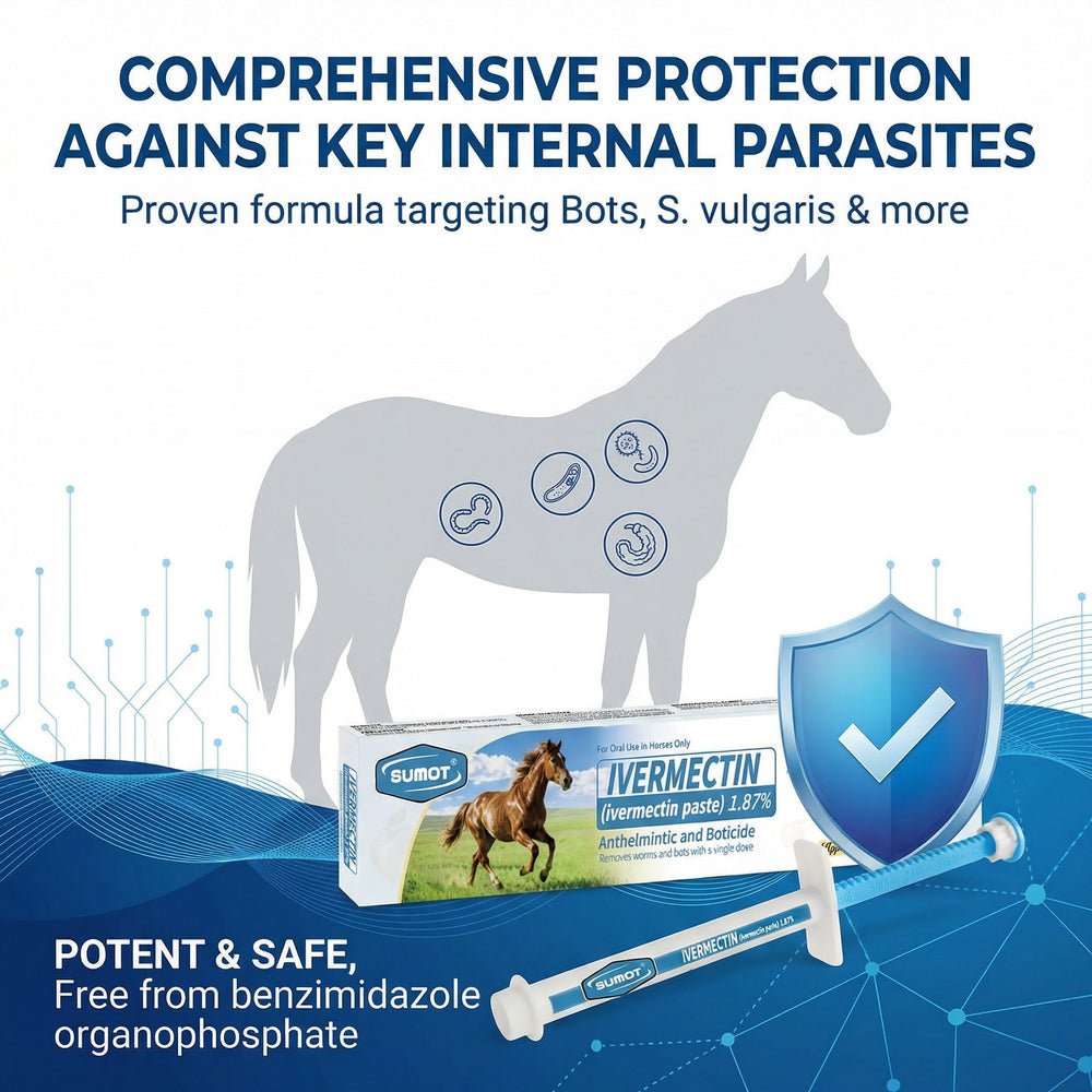 SUMOT aplicación en caballo para dosificación práctica