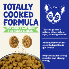 Suncoast Sugar Gliders sabor frutado que facilita la aceptación de la comida diaria.