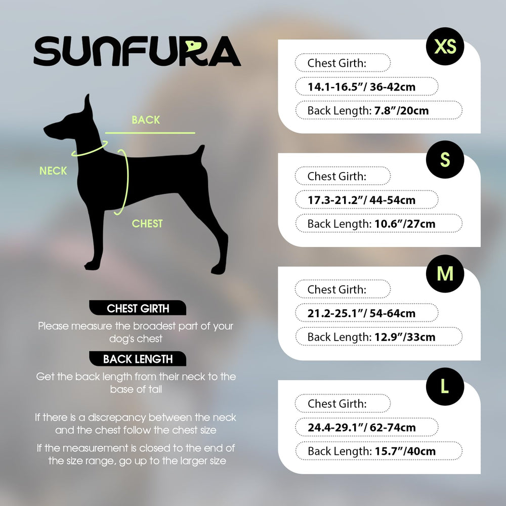 SUNFURA chaleco salvavidas para perro tiburón, anilla en D para sujeción