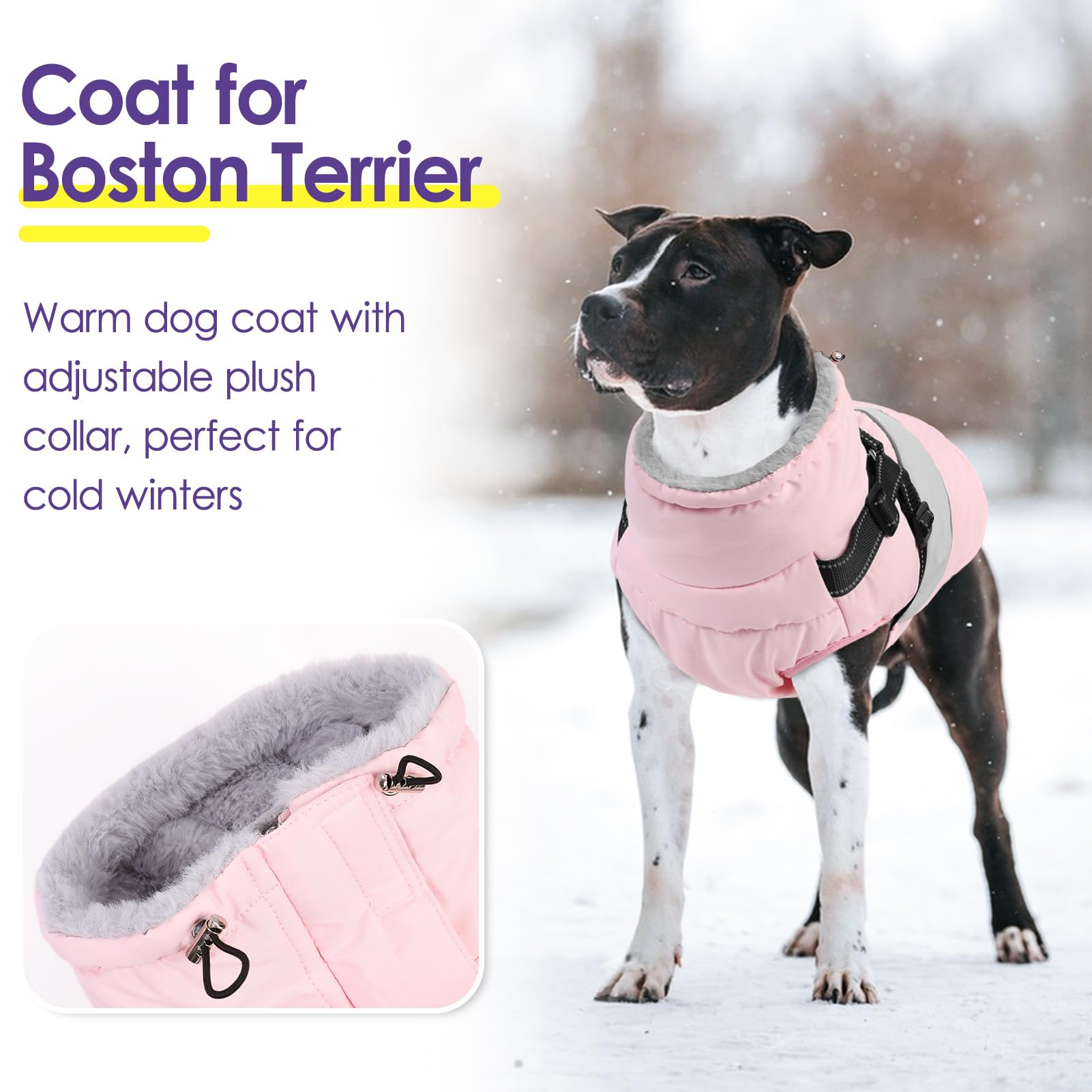 SunFura chaqueta para perro con arnés integrado: paseo seguro.