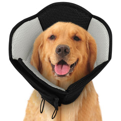 SUNFURA cono para perros tras cirugía, ajuste cómodo y protección de heridas.