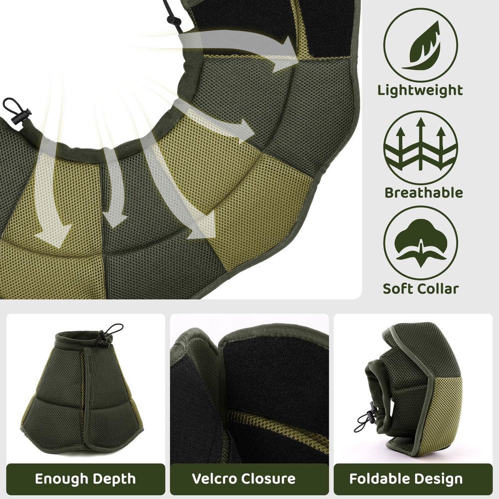 SUNFURA cono de malla ligero que reduce rozaduras en el cuello.