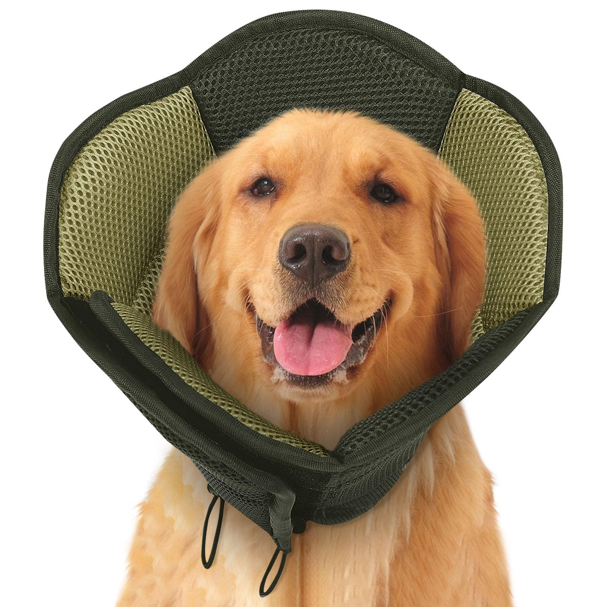 SUNFURA cono postoperatorio para perros grandes; aireado y cómodo.
