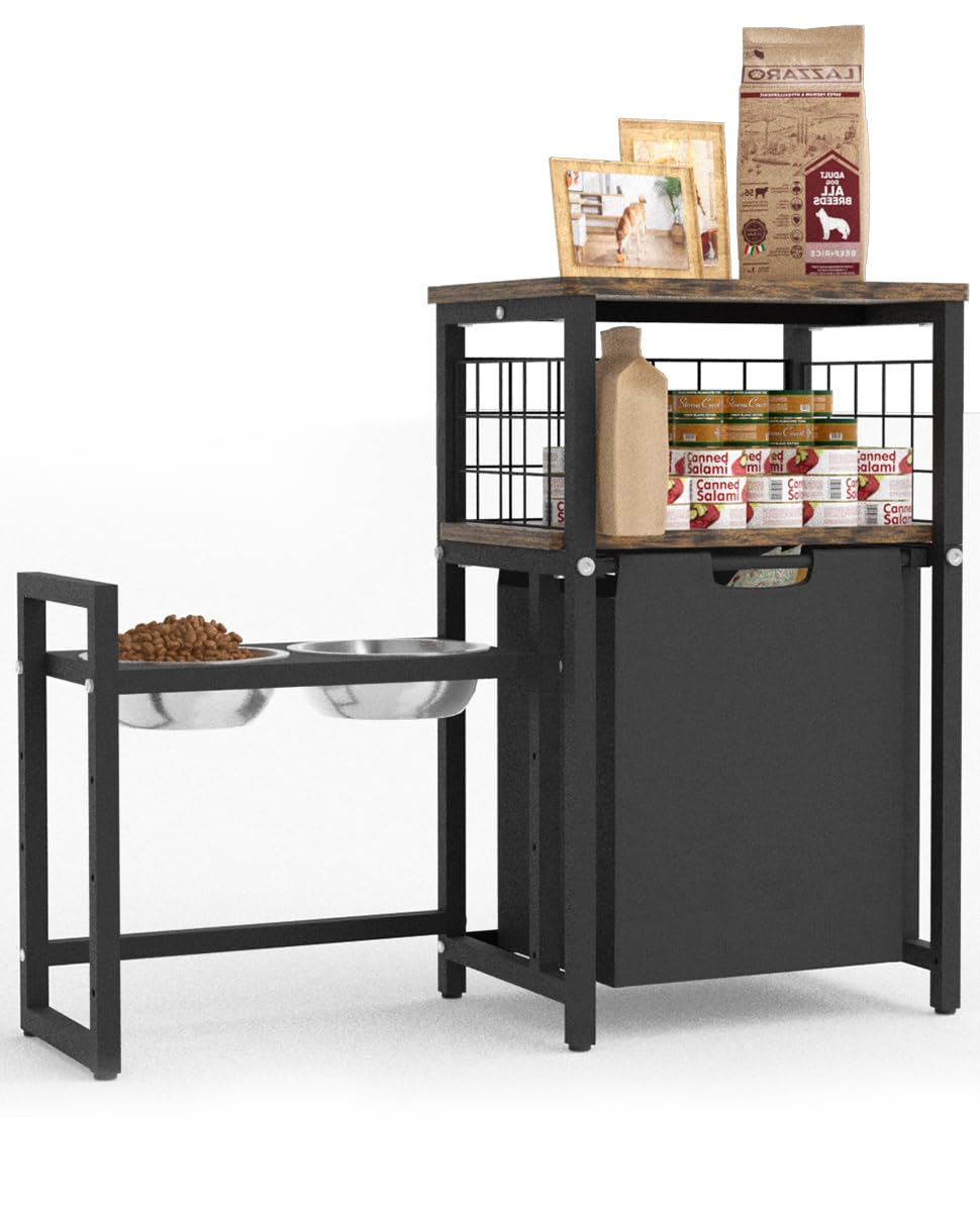Sungaryard bandeja alta para perro, elevación ergonómica para alimentación cómoda.