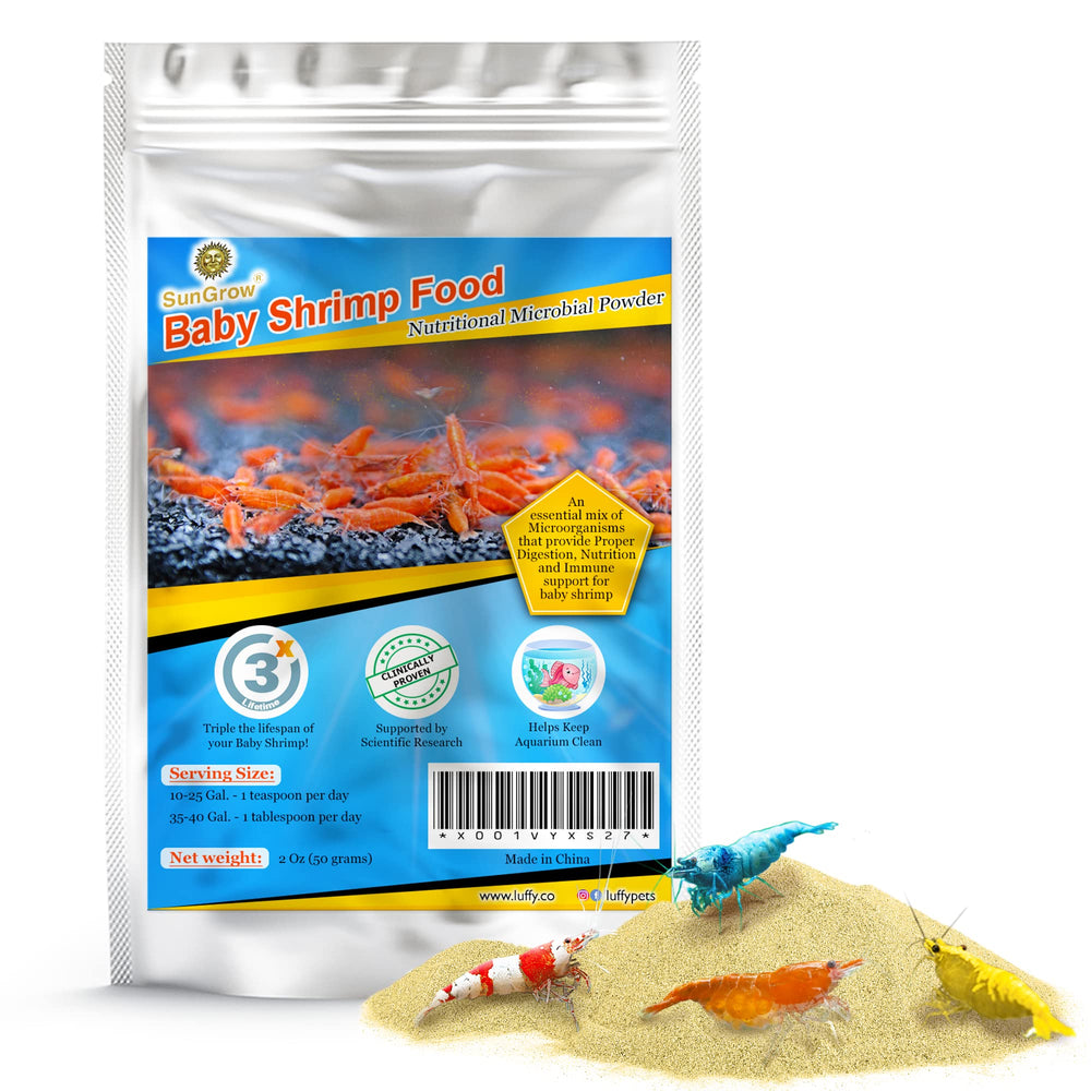 SunGrow alimento gambas y alevinos fomenta consumo activo en el acuario
