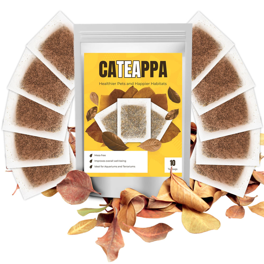 SunGrow Catappa bolsas para bettas ofrecen liberación constante de taninos para color ámbar suave.