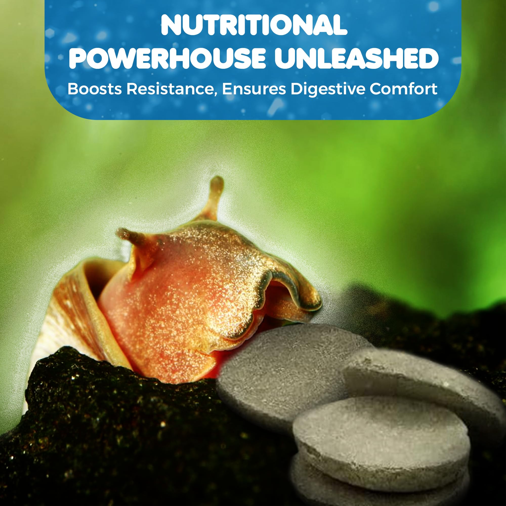 SunGrow desarrollo crustáceos con espirulina, apoyo para etapas tempranas.