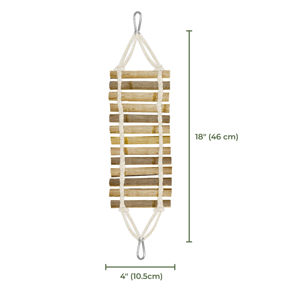 SunGrow hábitat ampliado en bambú, aumenta espacio para reptil sin ocupar suelo.