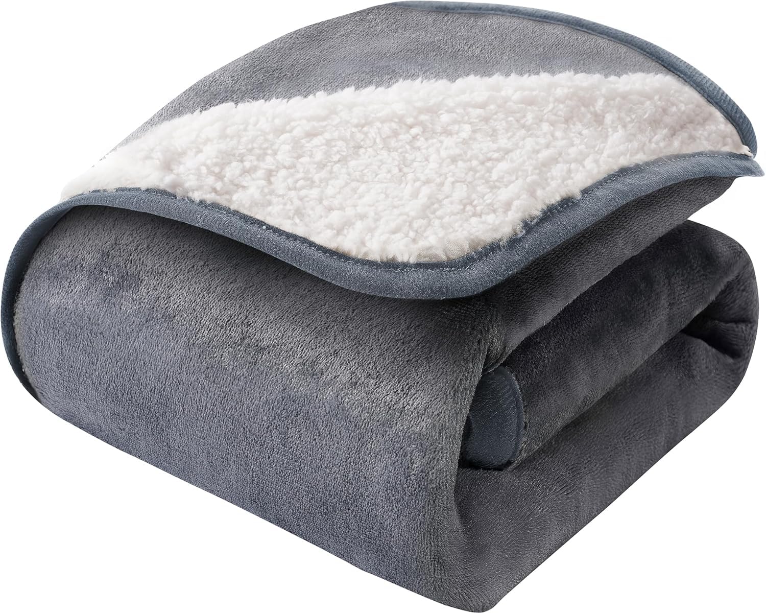 Sunheir manta impermeable cama sherpa franela: suavidad envolvente y protección de la cama.