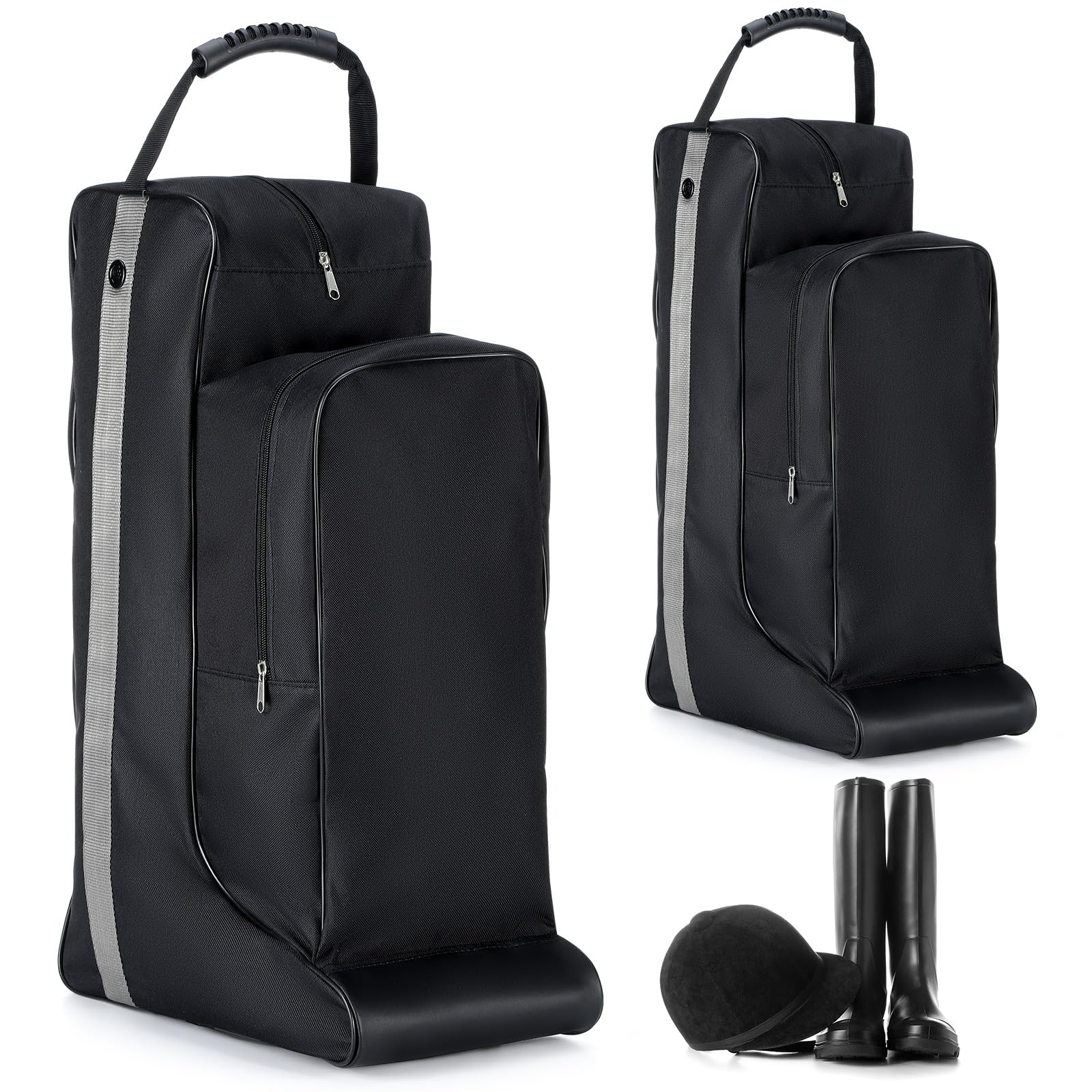 Sunnymove bolsas ecuestres con doble compartimento para botas, ideal para viaje y competición