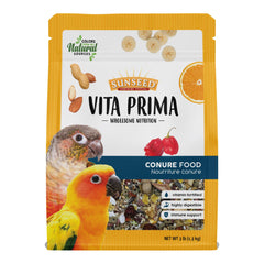 Sunseed Vita Prima Conuro, bolsa de 3 libras con frutas y verduras para mejorar la dieta.