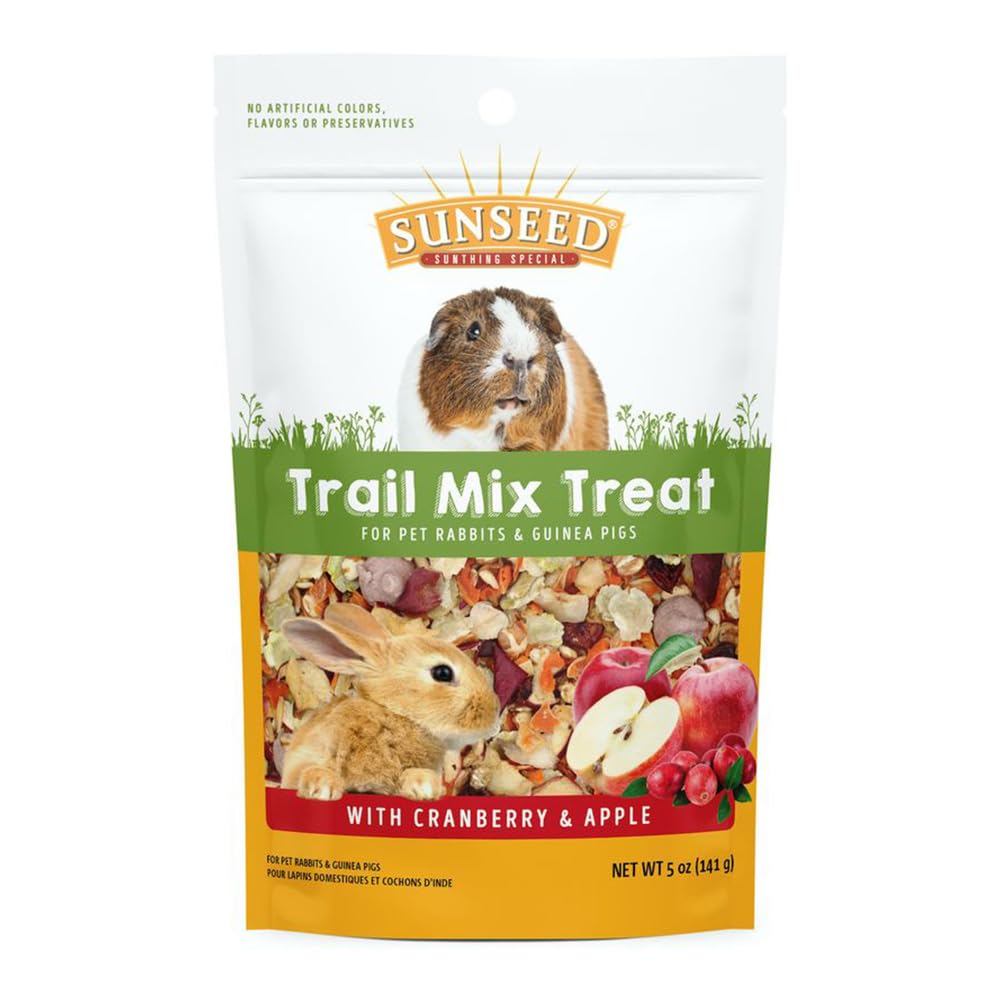 Sunseed Vita Prima Merienda de Sendero para conejos y cobayas, crujiente y ideal como snack diario