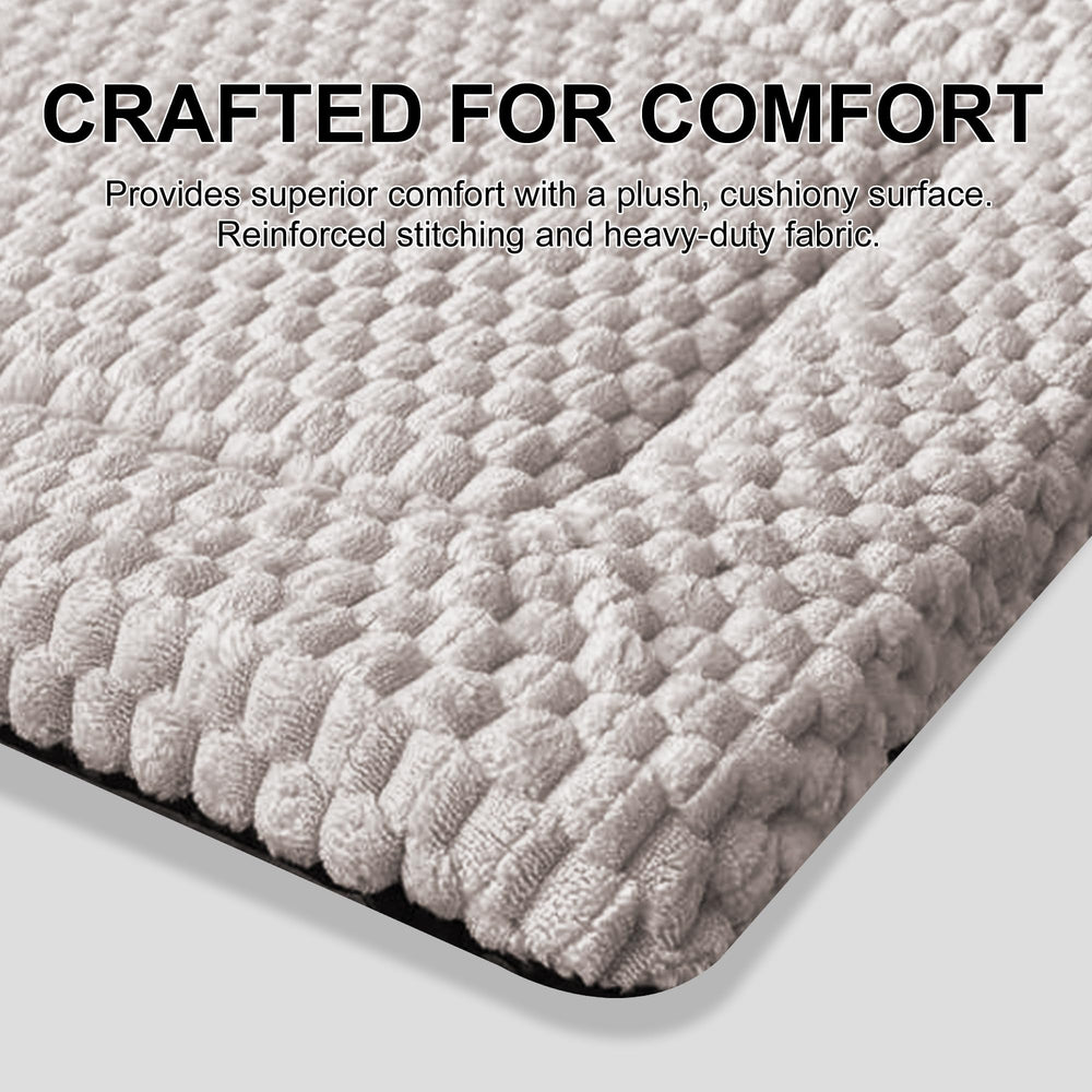 SUNSHE cama mascotas lavable a máquina gris 30x20, limpieza rápida.