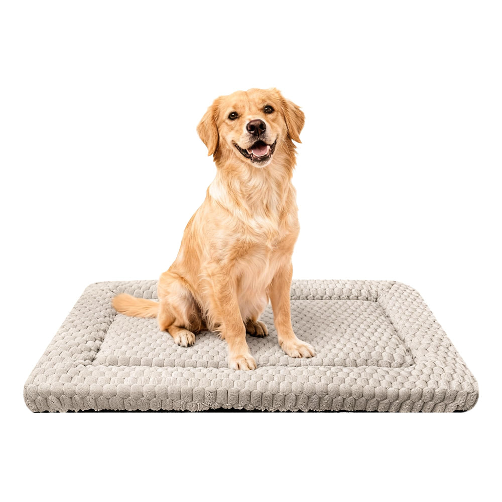 SUNSHE colchoneta para perros reversible gris 30x20, confort para todas las estaciones.