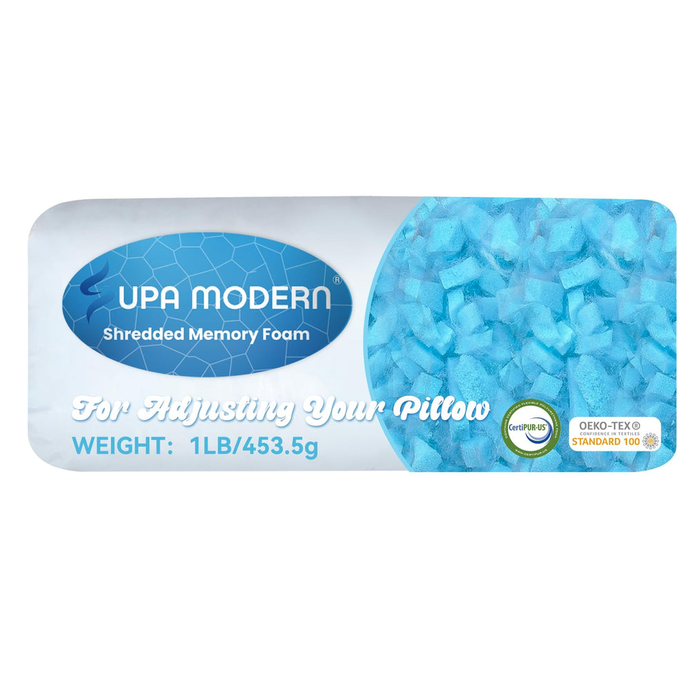SUPA MODERN relleno espuma memoria deshilachada para almohadas con soporte adaptable