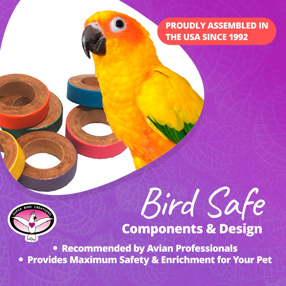 Fatty Bagels de Super Bird Creations, uso recomendado para mascotas.