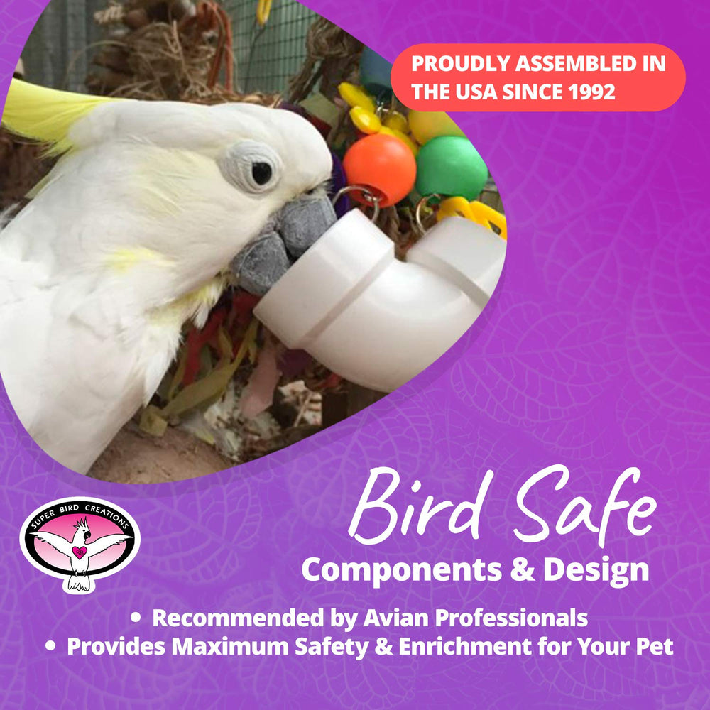 Juguete para aves medianas y grandes SB751 de Super Bird Creations