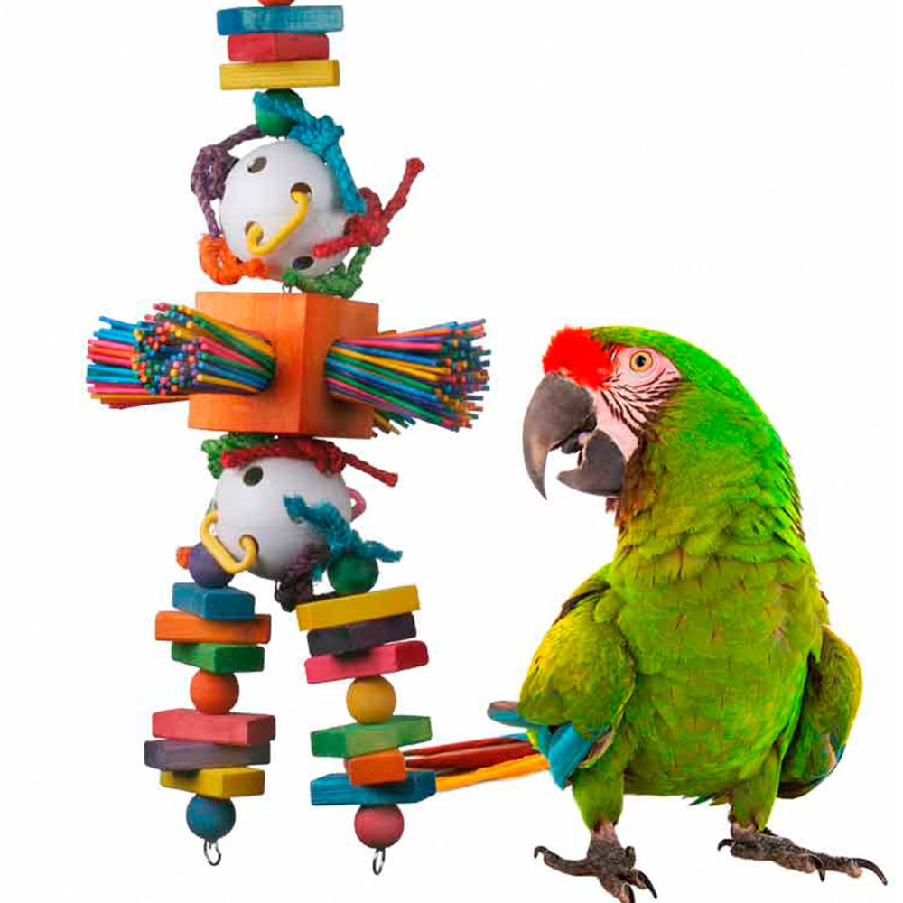 Super Bird Creations Willy Nilly XL, juguete con cadena, mantiene a tu ave activa y curiosa.