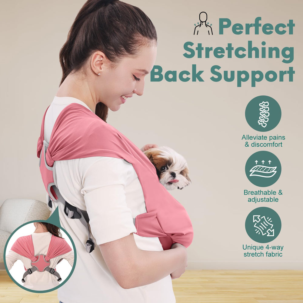 Bandolera Supet con dos correas ergonómicas, distribución de peso más cómoda.