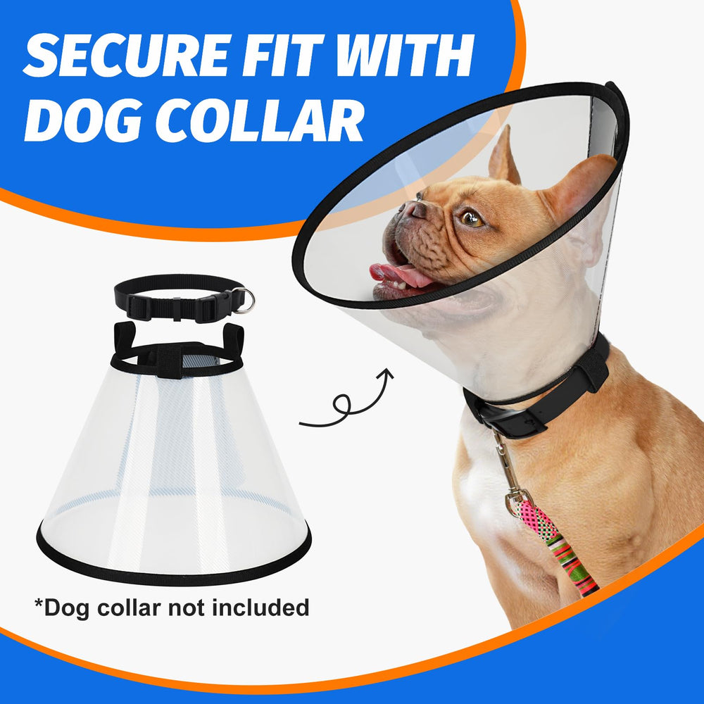 Collar Supet para cuidado posquirúrgico, reduce lamido y mordidas.
