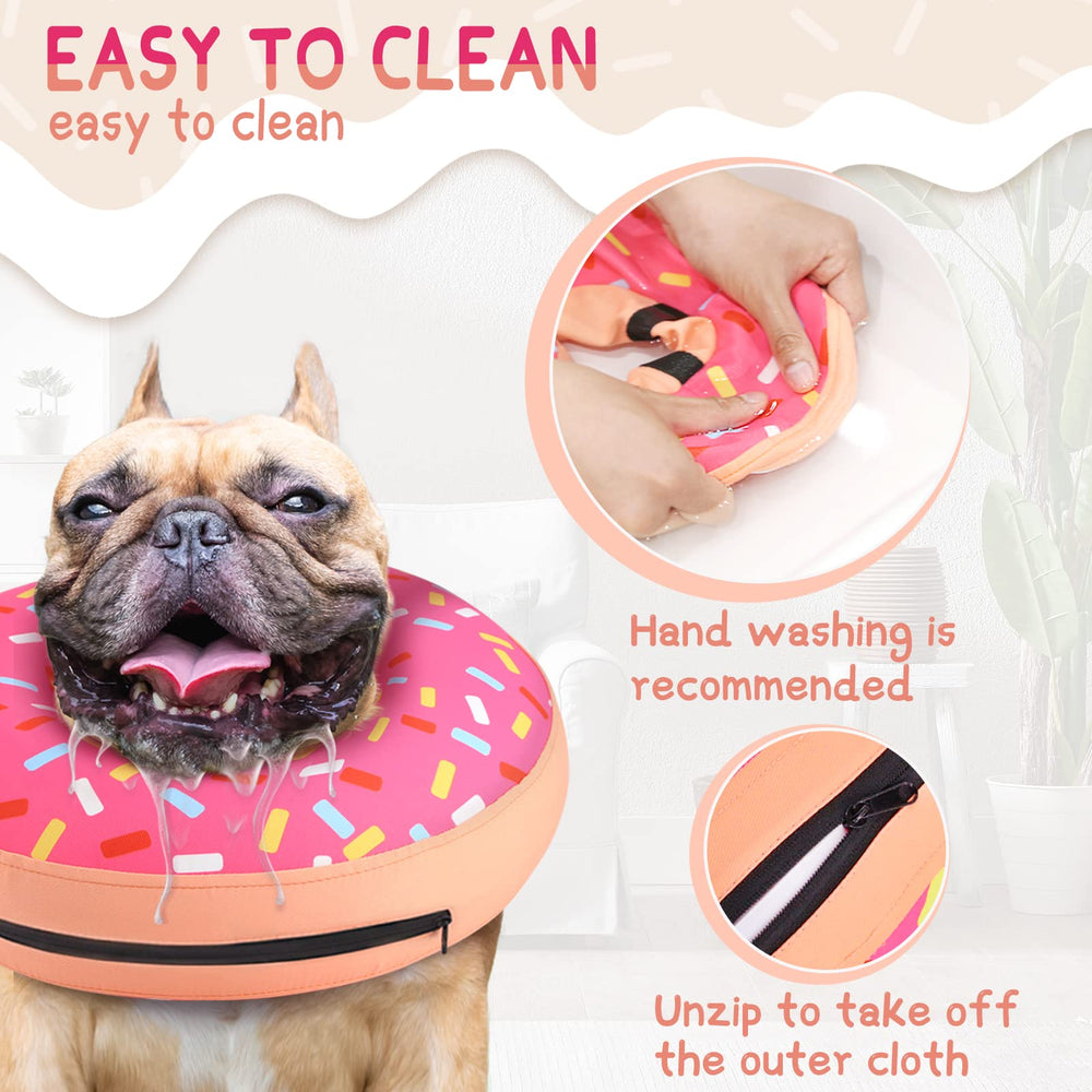 Diseño ligero y compacto del collar dona inflable Supet para moverse con facilidad